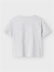 NAME IT T-shirt Keith Light Grey Melange
